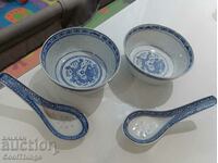 Marked Chinese porcelain set