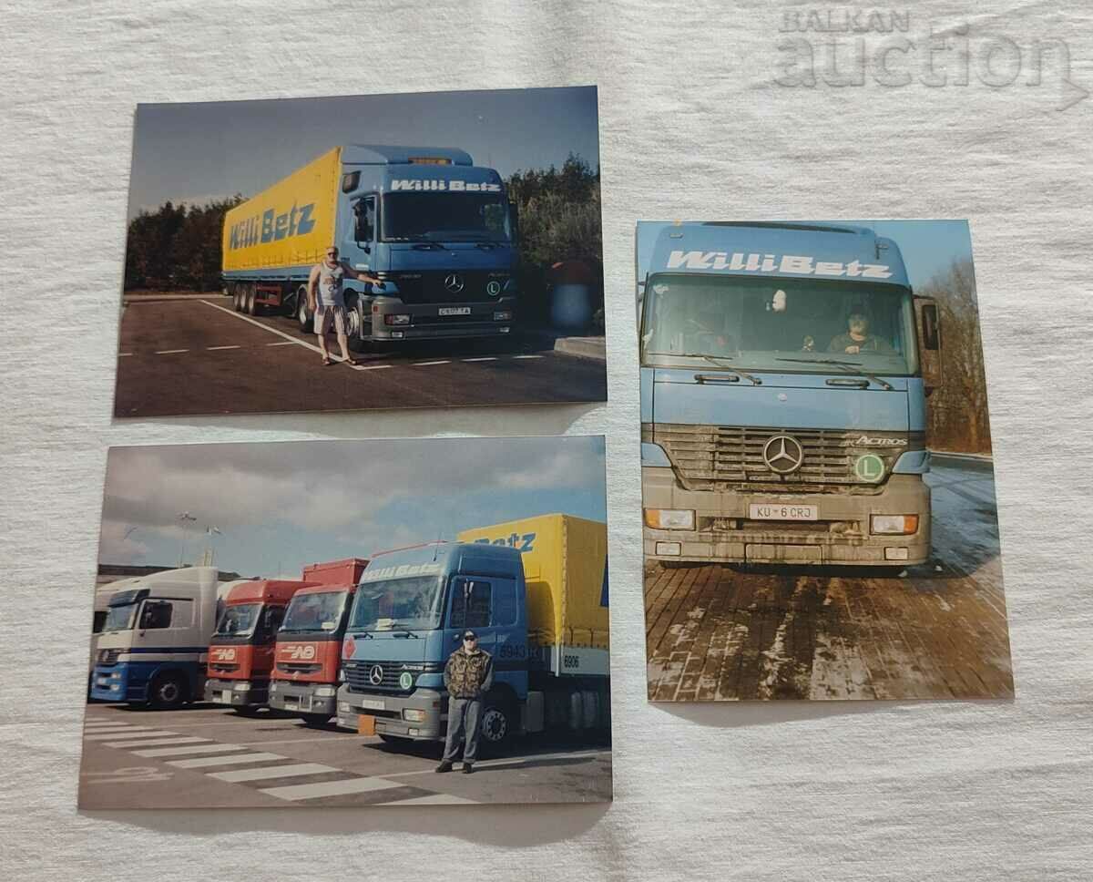 TIRE TRUCK PHOTO LOT 3 PIECES