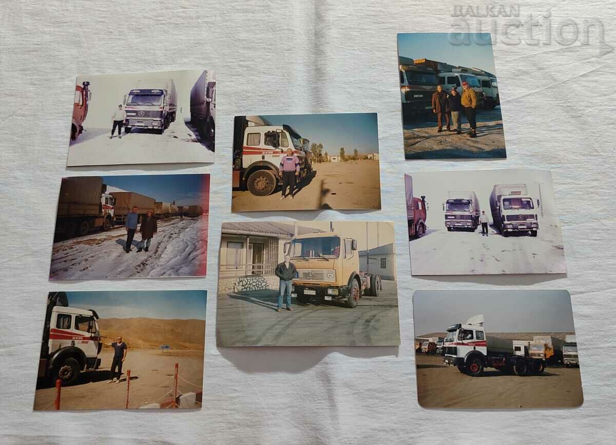 TIRE TRUCK PHOTO LOT 8 PIECES