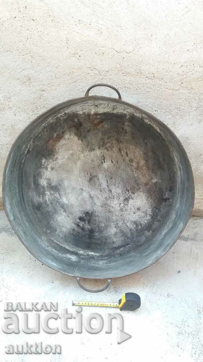 Auction  MASSIVE METAL TRAY FOR LUTENITA, JARS, ETC.