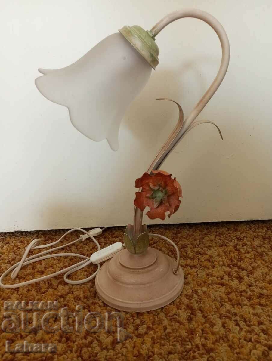 Delivery of Beautiful metal bedside, table lamp Delivery of Beautiful metal bedside, table lamp