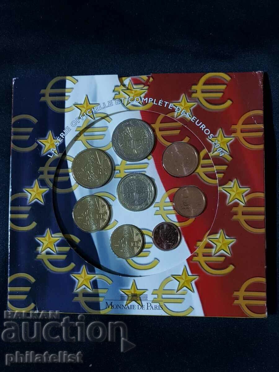 France 2004 -Complete bank euro set from 1 cent to 2 euros with price 80.00 BGN | € 40.90 France 2004 -Complete bank euro set from 1 cent to 2 euros with price 80.00 BGN | € 40.90