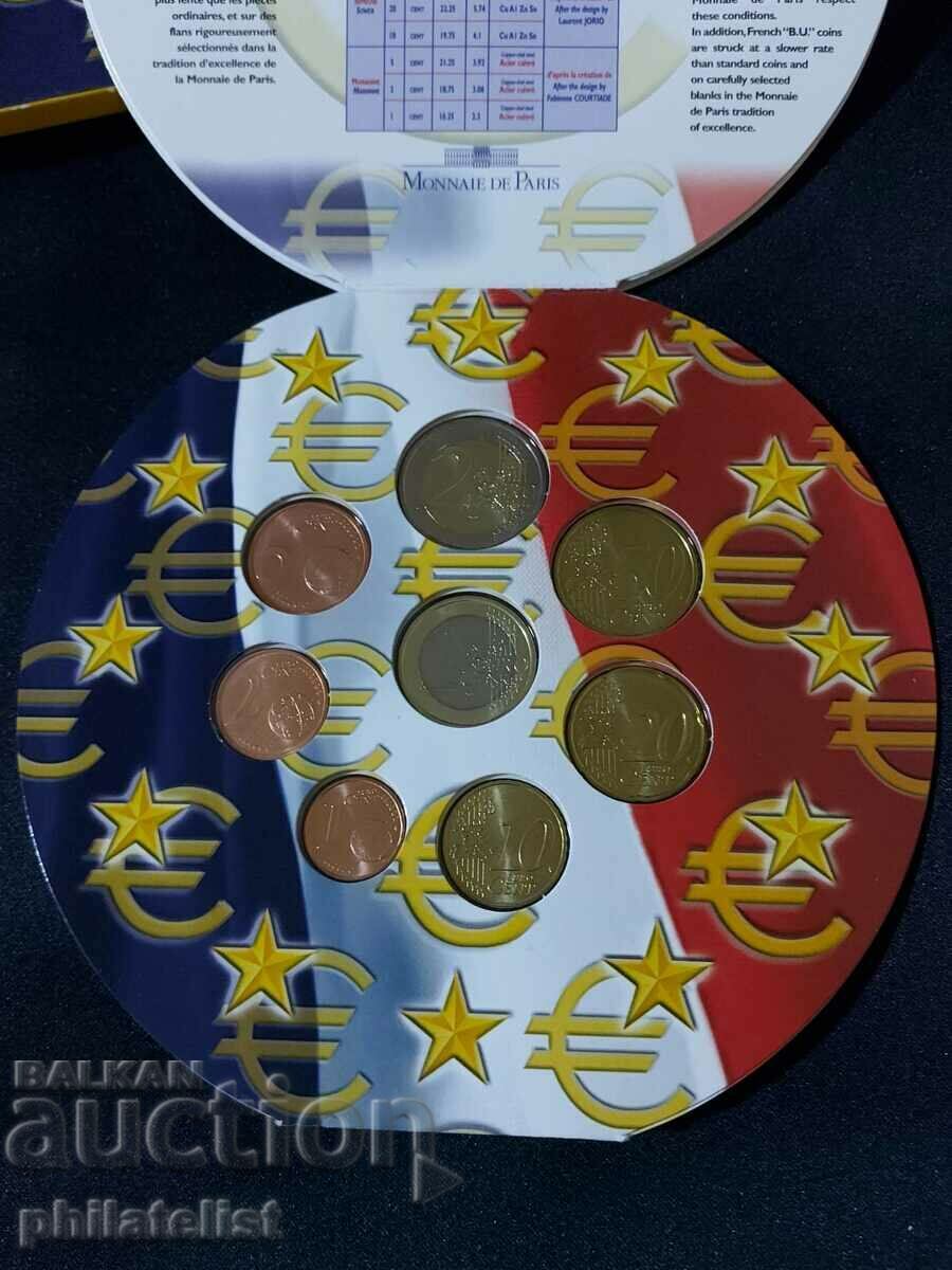 Auction France 2004 -Complete bank euro set from 1 cent to 2 euros Auction France 2004 -Complete bank euro set from 1 cent to 2 euros