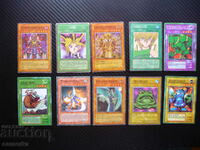 05 Yu Gi Oh playing cards or Yu Gi Oh collection 10 pcs. fans