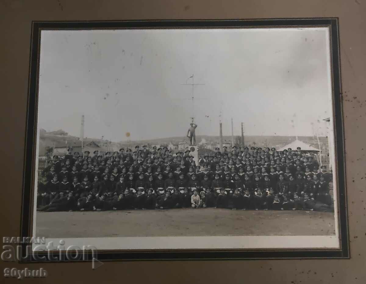 Foto veche mare Ruse sediul Flotilei Dunării din anii 1930