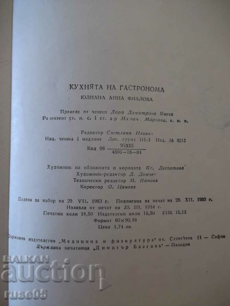 Book "The Gourmet's Kitchen - Juliana Fialova" - 296 pages. - 6 Book "The Gourmet's Kitchen - Juliana Fialova" - 296 pages. - 6