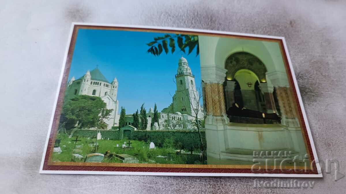 Postcard Jerusalem Mt Zion and Dormition Abbey