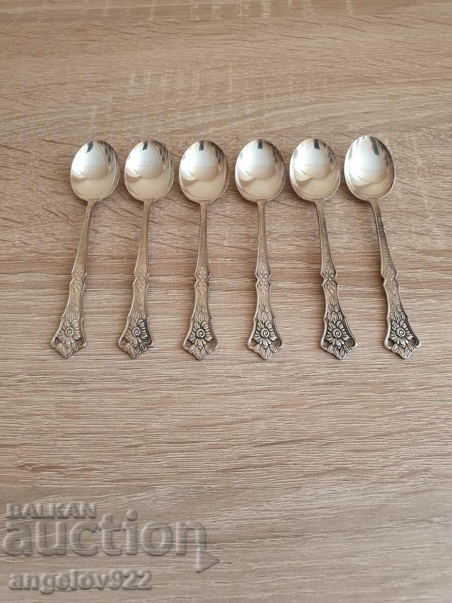 6 EXTRA PRIMA NS coffee spoons