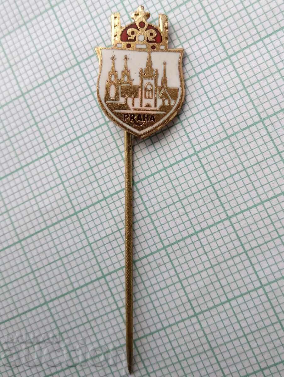 16916 Badge - coat of arms of the city of Prague - bronze enamel with price 2.00 BGN | € 1.02 16916 Badge - coat of arms of the city of Prague - bronze enamel with price 2.00 BGN | € 1.02