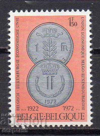 1972. Belgium. 50 years of economic union Belgium - Luxembourg.