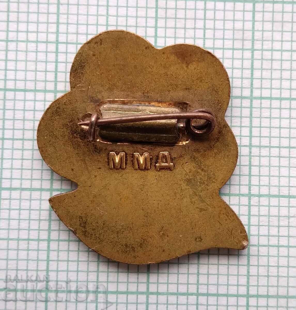 Auction 16921 Badge - For peace and friendship - bronze enamel Auction 16921 Badge - For peace and friendship - bronze enamel