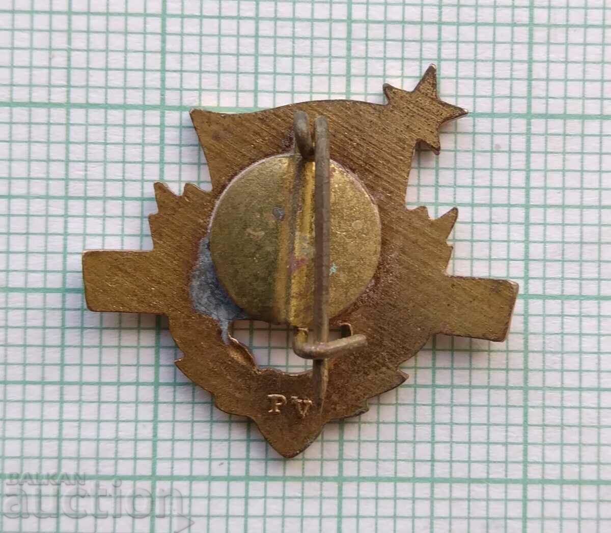 Delivery of 16926 Badge - Hungary - bronze enamel Delivery of 16926 Badge - Hungary - bronze enamel