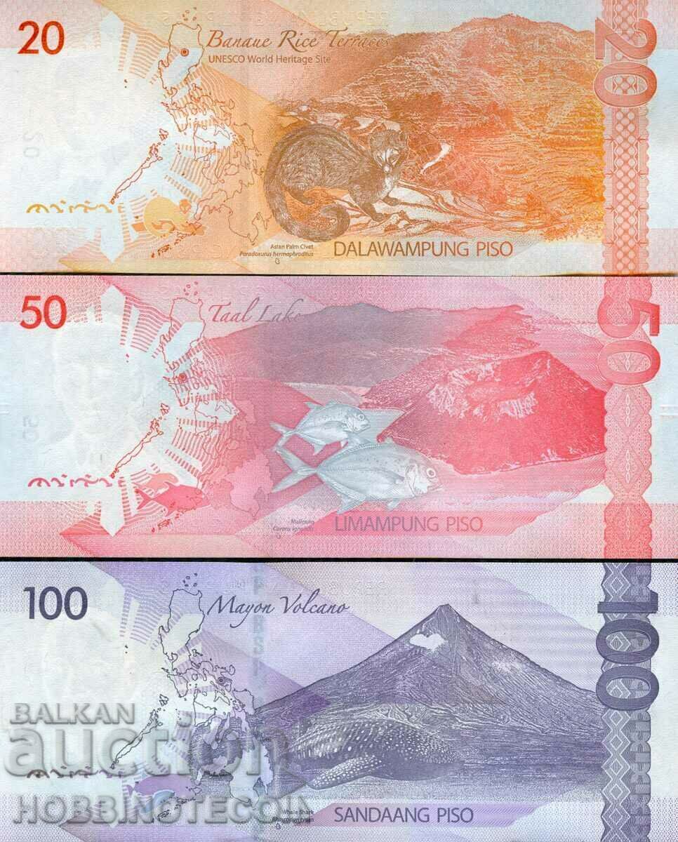 PHILIPPINES PHILLIPINES SET 20 50 100 Peso issue 2022 NEW UNC with price 14.99 BGN | € 7.66 PHILIPPINES PHILLIPINES SET 20 50 100 Peso issue 2022 NEW UNC with price 14.99 BGN | € 7.66