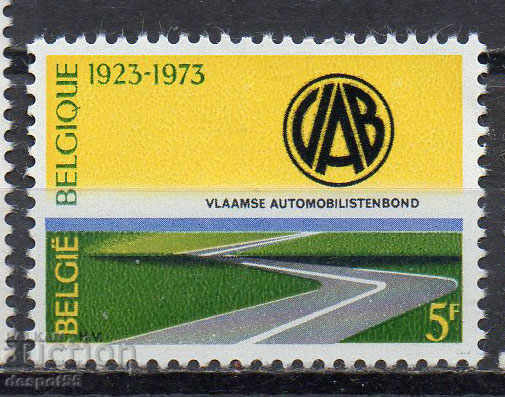 1973. Belgia. 50 de ani Uniunea Belgiană a Automobilelor.