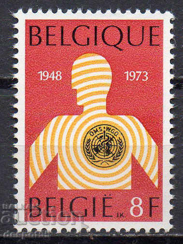 1973. Belgium. 25 years World Health Organization (WHO).