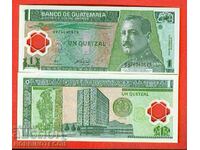 ГВАТЕМАЛА GUATEMALA 1 Куетзал issue 2008 ПОЛИМЕР UNC