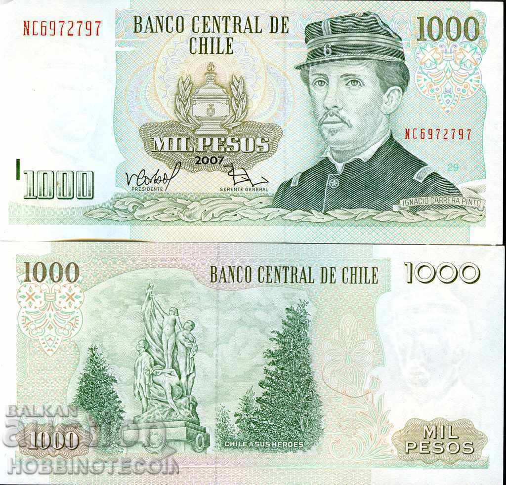 CHILE CHILE 1000 Peso emisiune - 2007 emisiune NOU UNC