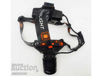 Ultra powerful headlamp with quadruple LED diode - XHP50.2, ZOOM, USB