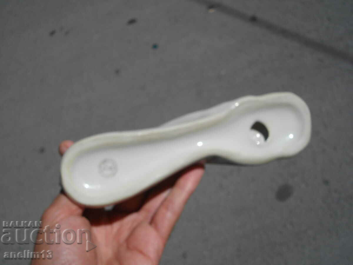 OLD BULGARIAN PORCELAIN PEACOCK - 5