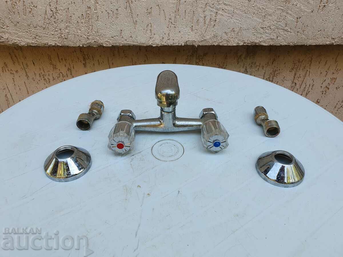 I am selling a new faucet for a sink with eccentrics for installation. BZC