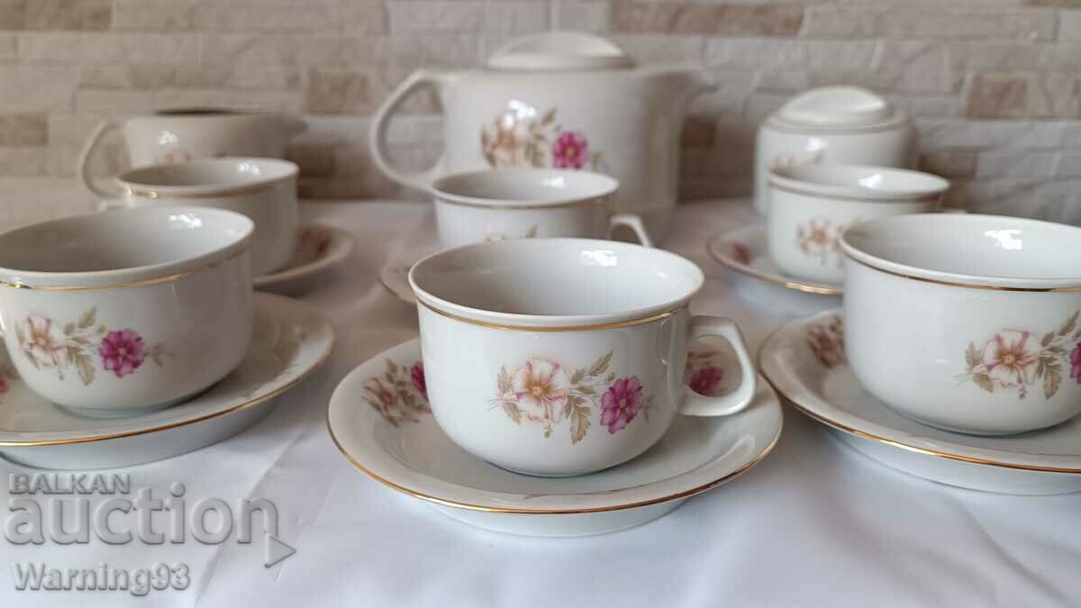Brand new tea set - 15 pieces - Zavod Dyanko Stefanov - 5