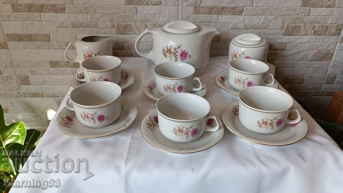 Brand new tea set - 15 pieces - Zavod Dyanko Stefanov