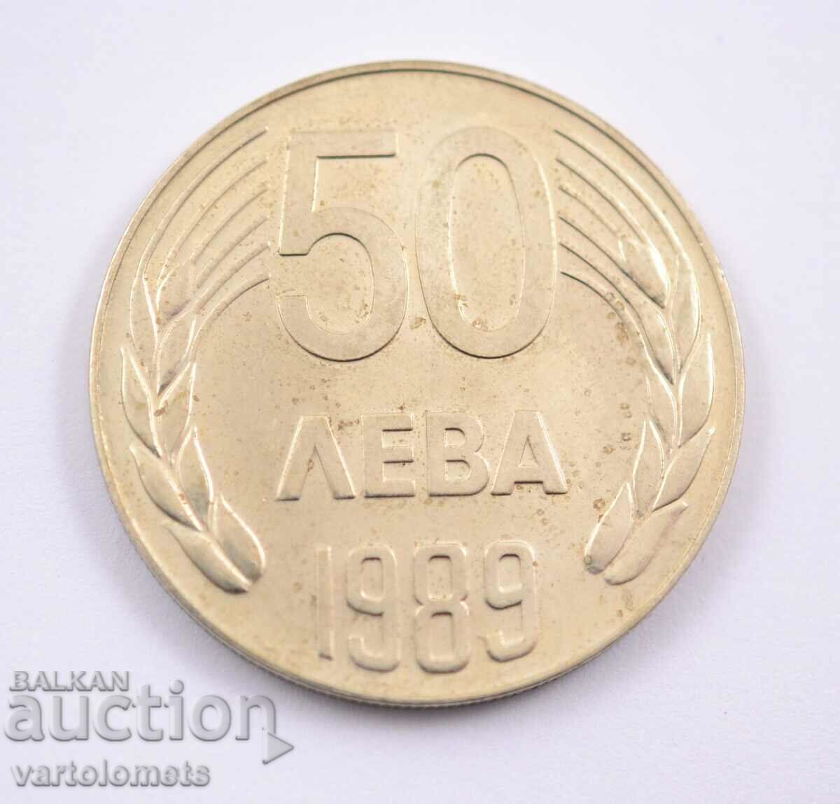 50 leva 1989 - Bulgaria