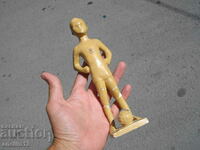 OLD PLASTER FIGURE STATUETTE FOOTBALL PLAYER CSKA