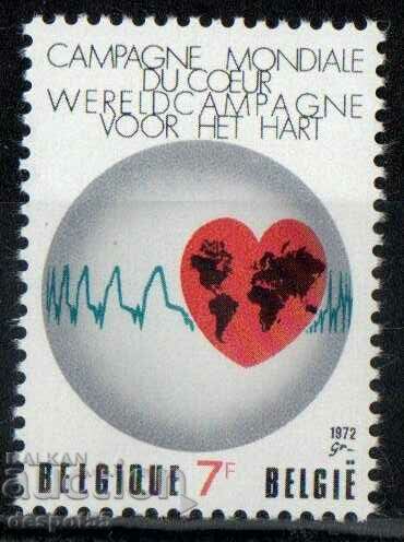 1972. Belgium. International Year of the Heart.