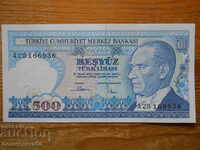 500 Lira 1970 - Turkey ( EF )