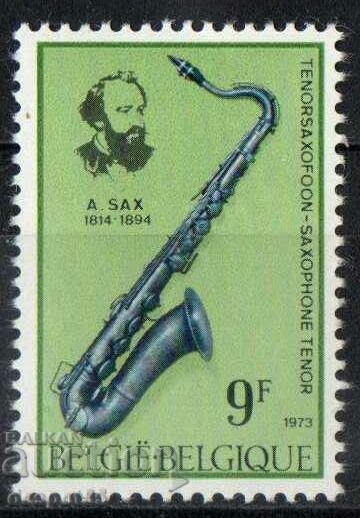 1973. Belgia. Adolf Sax - inventatorul saxofonului.