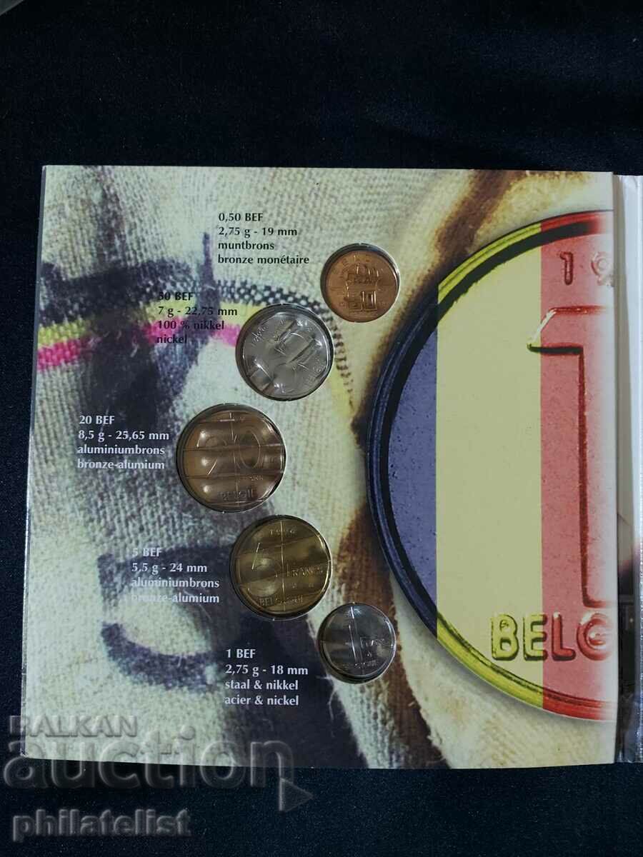 Belgium - original bank set in francs and euro series 2002 with price 65.00 BGN | € 33.23 Belgium - original bank set in francs and euro series 2002 with price 65.00 BGN | € 33.23