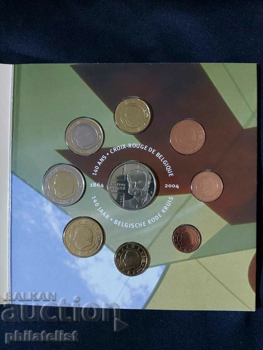 Belgium 2004 - bank euro set from 1 cent to 2 euro + BU medal with price 60.00 BGN | € 30.68 Belgium 2004 - bank euro set from 1 cent to 2 euro + BU medal with price 60.00 BGN | € 30.68