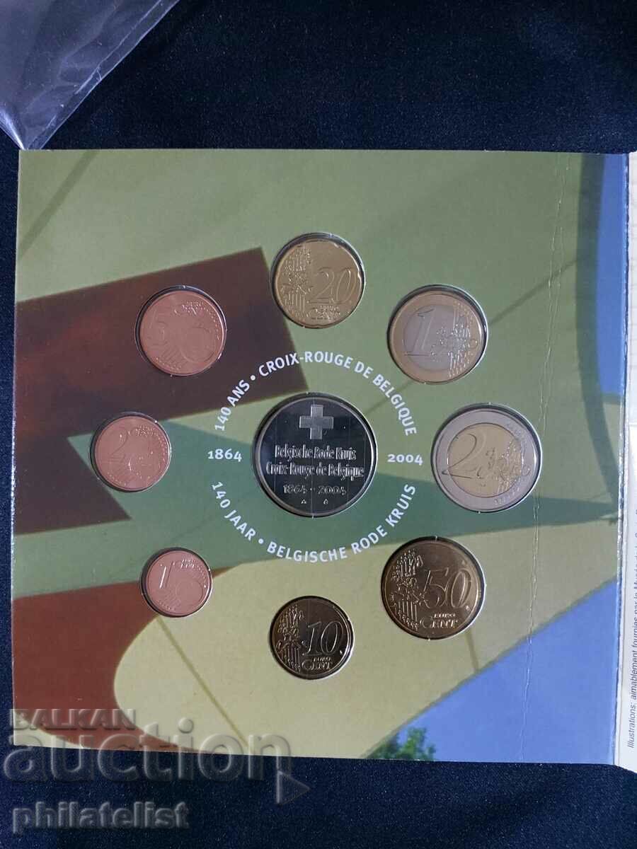 Delivery of Belgium 2004 - bank euro set from 1 cent to 2 euro + BU medal Delivery of Belgium 2004 - bank euro set from 1 cent to 2 euro + BU medal