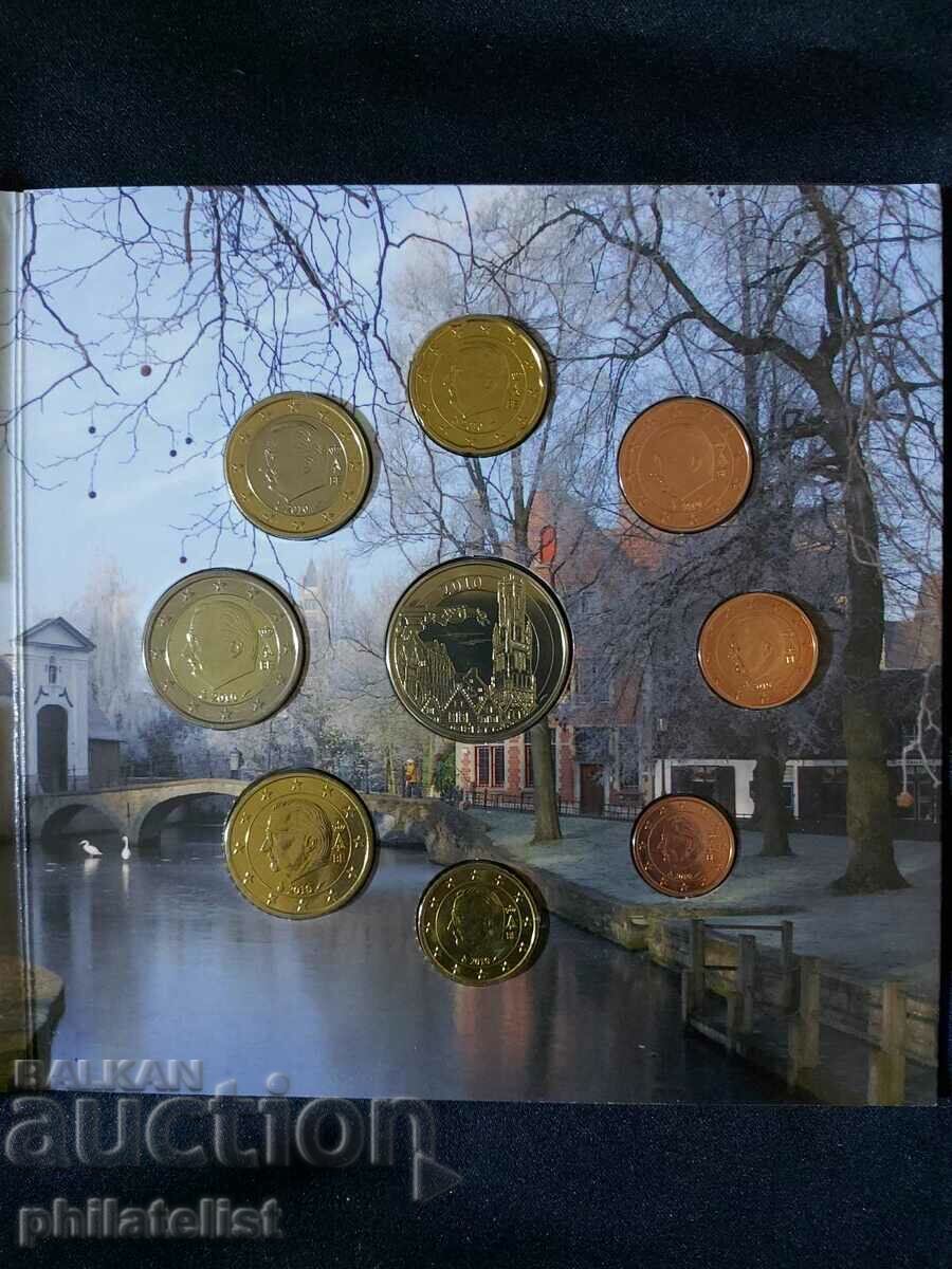 Belgium 2010 - bank euro set from 1 cent to 2 euro + BU medal with price 60.00 BGN | € 30.68 Belgium 2010 - bank euro set from 1 cent to 2 euro + BU medal with price 60.00 BGN | € 30.68