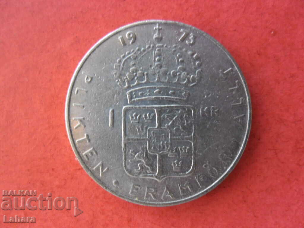 1 kroner 1973 Sweden 1 kroner 1973 Sweden
