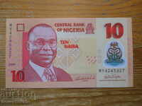 10 Naira 2009 (polimer) - Nigeria (UNC)