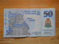 50 Naira 2018 (polimer) - Nigeria (VF)