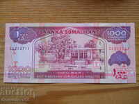 1000 shillings 2011 - Somaliland ( UNC )