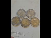 Lot of jubilee euro coins