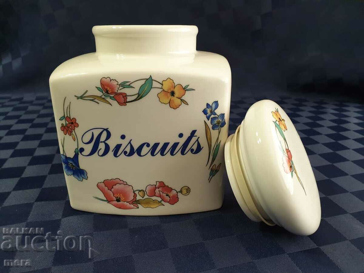 Alpine Meadow Regal Collection Porcelain Cookie Jar - 6