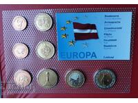 Latvia-SET 2006 of 8 proof euro coins