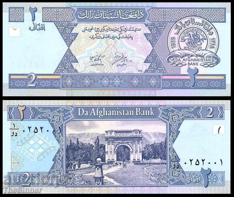 AFGHANISTAN 2 Afghanis AFGHANISTAN 2 Afghanis, P65, 2002 UNC