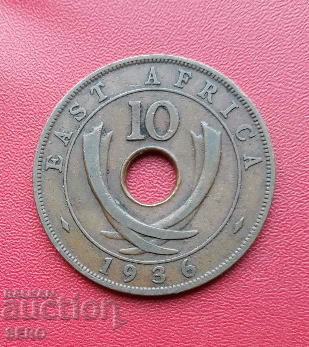 British East Africa - 10 cents 1936