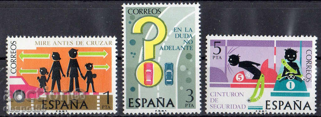 1976. Spain. Traffic safety.