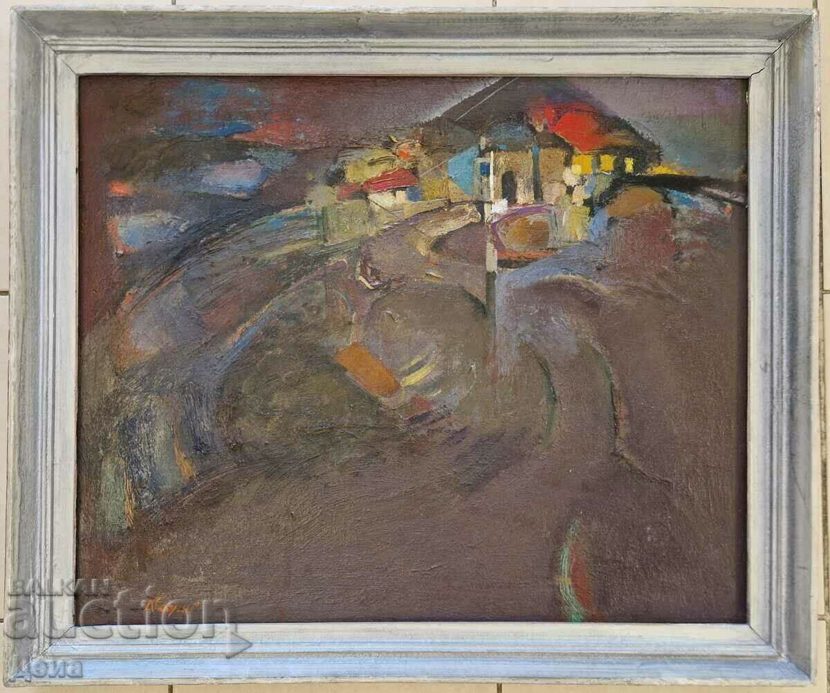 Liliana Chausheva painting 1977. Liliana Chausheva painting 1977.