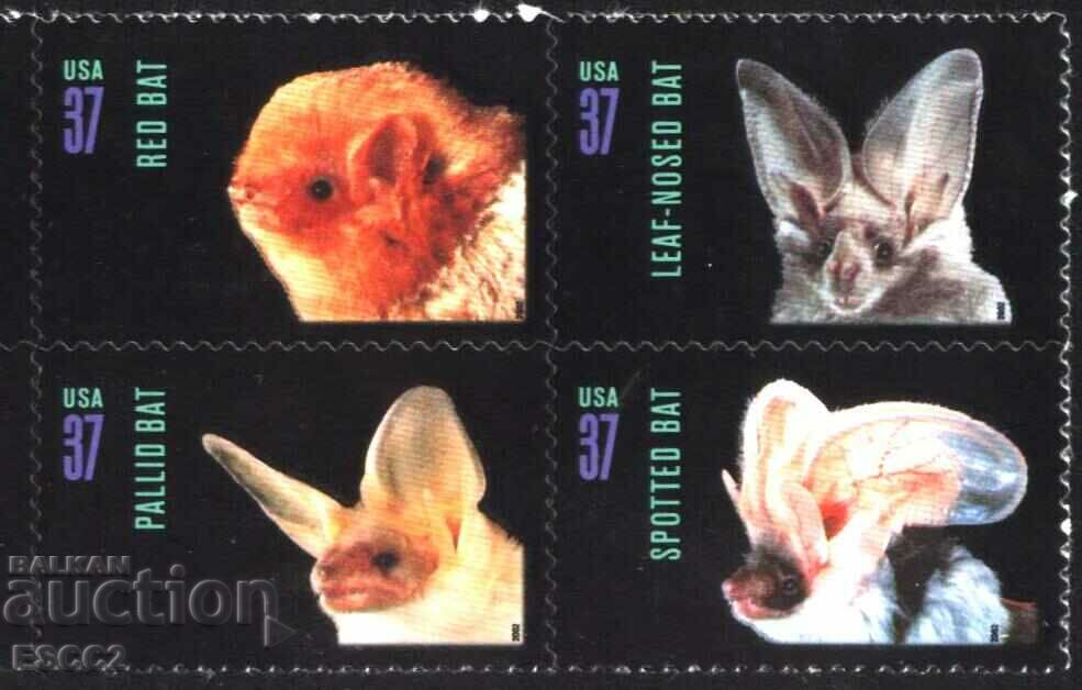 Pure Stamps Fauna Bats 2002 from USA