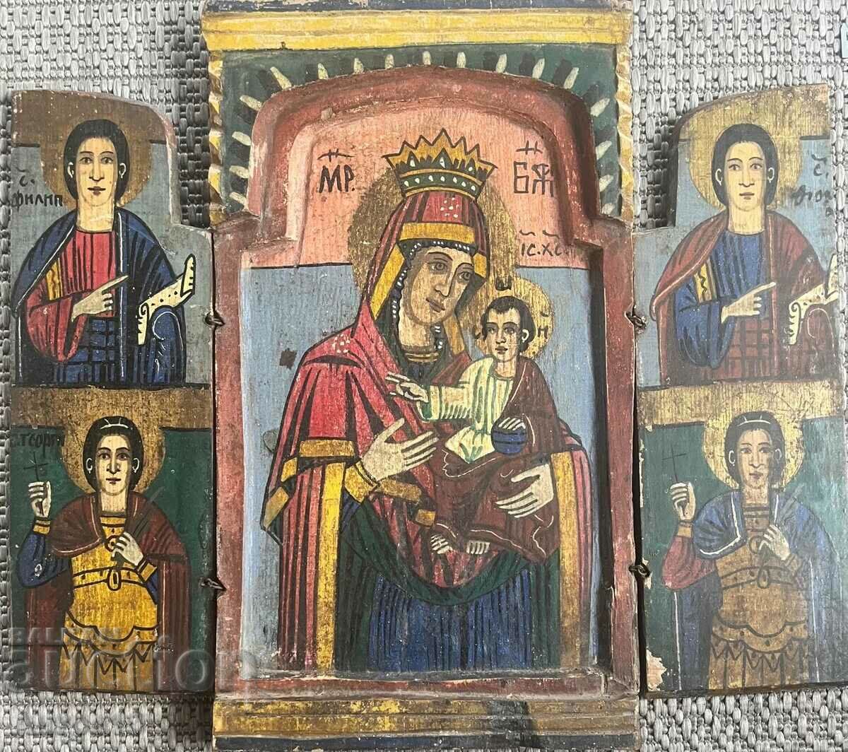 Old Icon Triptych