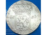 Olanda 1 ducat 1694 40mm 27.72g argint rar