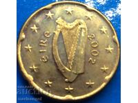 20 de cenți de euro 2002 Irlanda UNC